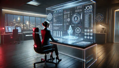 DALL·E 2025-03-17 01.33.55 – An ultra-realistic, cinematic 3D render of a professional woman sitting at a futuristic desk in a sleek, high-tech home office. She is interacting wit DALL·E 2025-03-17 01.33.55 - An ultra-realistic, cinematic 3D render of a professional woman sitting at a futuristic desk in a sleek, high-tech home office. She is interacting wit